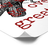 Poster Préparer Une Noble Chanson De Mort - Citation De M (Coin)