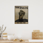 Poster Préparez-vous à l'affiche Zombie Apocalypse (Cuisine)