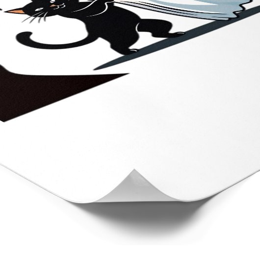 Poster Préparez-vous à une fête d'Halloween niçois tactil (Coin)