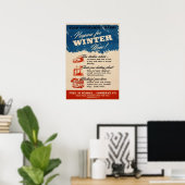 Poster Préparez-vous pour l'hiver maintenant (Bureau à domicile)