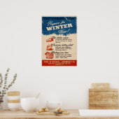 Poster Préparez-vous pour l'hiver maintenant (Cuisine)