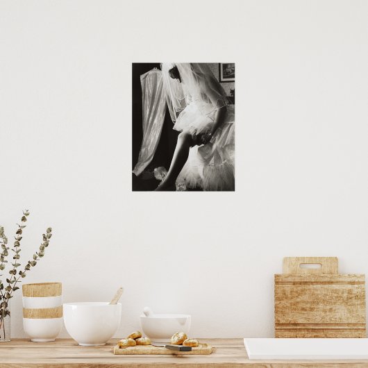 Poster <Preparing>par Kim Koza (Cuisine)