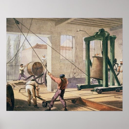 Poster Preparing the Cable, from 'Atlantic Telegraph' (Devant)