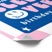 Poster Préppy Dormir pendant l'anniversaire Accueil (Coin)