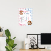 Poster Preppy Heifer ou Bull Genre Révéler Anciennes Cont (Bureau à domicile)