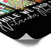 Poster Preppy Lets Get Lit While Why Shop And Sip Nutcrac (Coin)