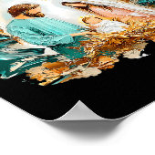 Poster Preppy Painted Christian Nativity Scene God Faith (Coin)