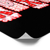 Poster Preppy Xoxo Coquette Bow Hearts Valentine's Day Wo (Coin)