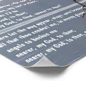 Poster Près de mon Dieu à l'Eglise Hymne chrétien (Coin)