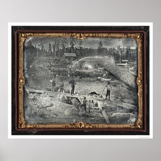 Poster Près de Nevada City, 1852 par Joseph Blaney Starkw (Devant)