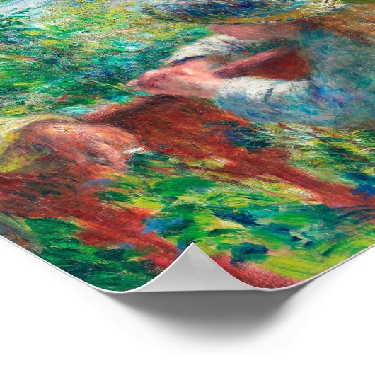 Poster Près du lac par Pierre-Auguste Renoir (Coin)