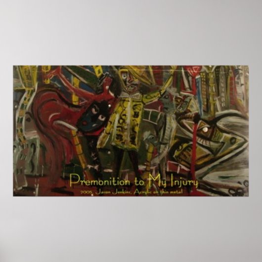 Poster Présage de ma blessure (Devant)