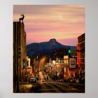 Poster "Prescott Arizona Landmark" "Prescott Art
