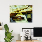 Poster Prescriptions, Bouteilles de médecine (Bureau à domicile)