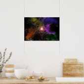 Poster Présence universelle de Panspermie astrobiologique (Cuisine)