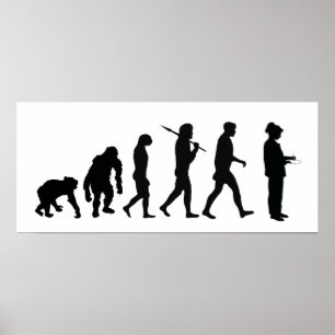 Poster Présentateur de nouvelles de chercheur de