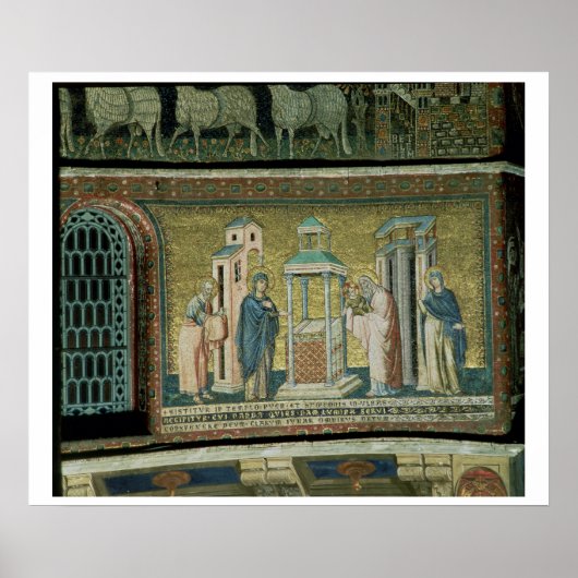 Poster Présentation dans le Temple, détail de l'histoire (Devant)