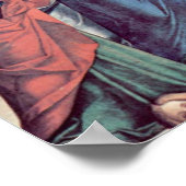 Poster Présentation de Jésus par Vittore Carpaccio (Coin)