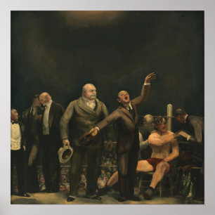 Poster Présentation de John L. Sullivan par George Bellow