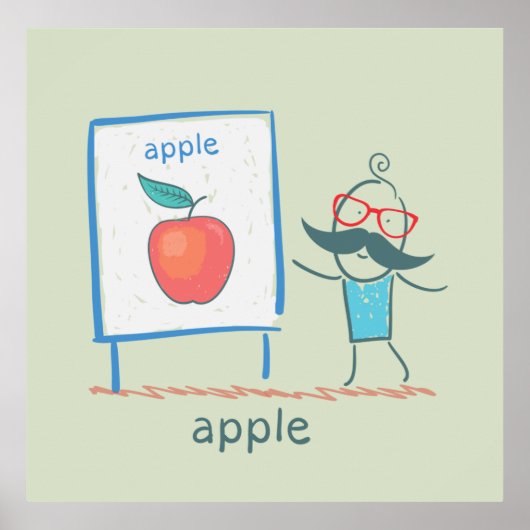 Poster Présentation d'une Apple (Devant)