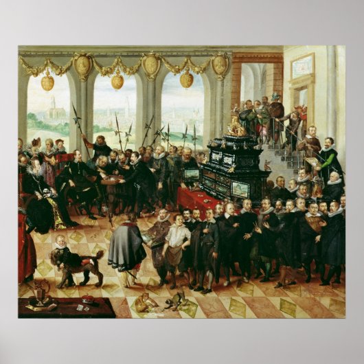 Poster Presentation to Duke Phillip II (Devant)