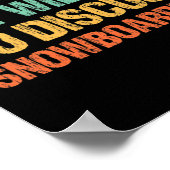 Poster Présenté La Volonté De Discuter De L'Avent De Snow (Coin)