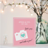 Présentoir de fête pour Photobooth Baby & CO Sprin