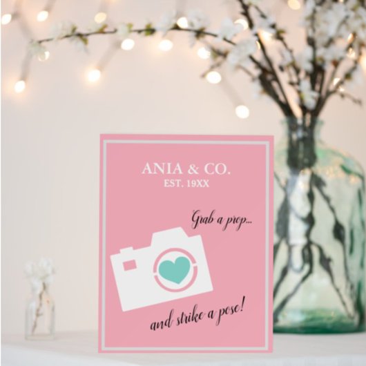 Poster Présentoir de stand de fête Baby & CO Sprinkle Sho