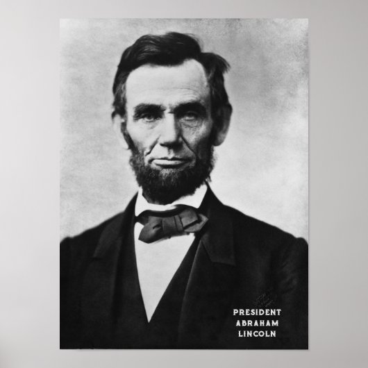 Poster Président Abraham Lincoln USA (Devant)