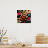 Poster Président Bambin Drôle (Cuisine)