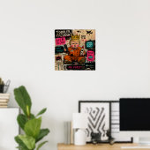 Poster Président Bambin Drôle (Bureau à domicile)