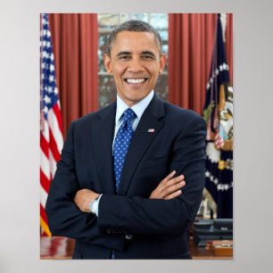 Poster Président Barack Obama 2e mandat Photo officielle