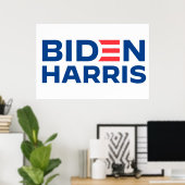 Poster Président Biden Harris 2020 (Bureau à domicile)
