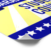 Poster président de la classe d'avis de vote, conseil des (Coin)