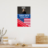 Poster président de la classe d'avis de vote, conseil des (Cuisine)