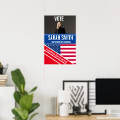 Poster président de la classe d'avis de vote, conseil des (Bureau à domicile)