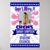 Poster président de la classe d'avis de vote, conseil des (Devant)