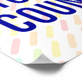 Poster président de la classe d'avis de vote, conseil des (Coin)