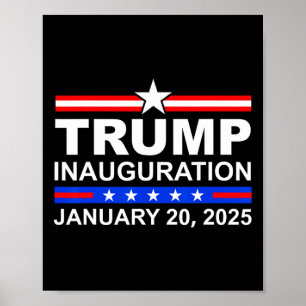 Poster Président Donald Trump Jour d'investiture 2025 4