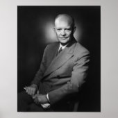 Poster Président Dwight Eisenhower (Devant)