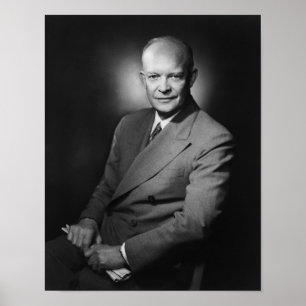 Poster Président Dwight Eisenhower