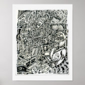 Poster Président électrique, par Brian Benson (Devant)