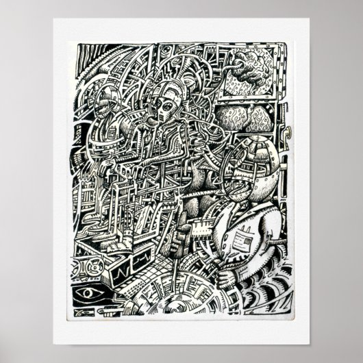 Poster Président électrique, par Brian Benson (Devant)