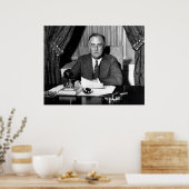 Poster President Franklin Roosevelt (Cuisine)