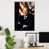 Poster Président Gerald Ford Portrait (Bureau à domicile)