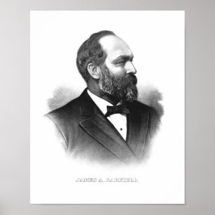 Poster Président James Garfield