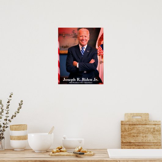 Poster President Joseph 'Joe' Biden, 46th POTUS (Cuisine)