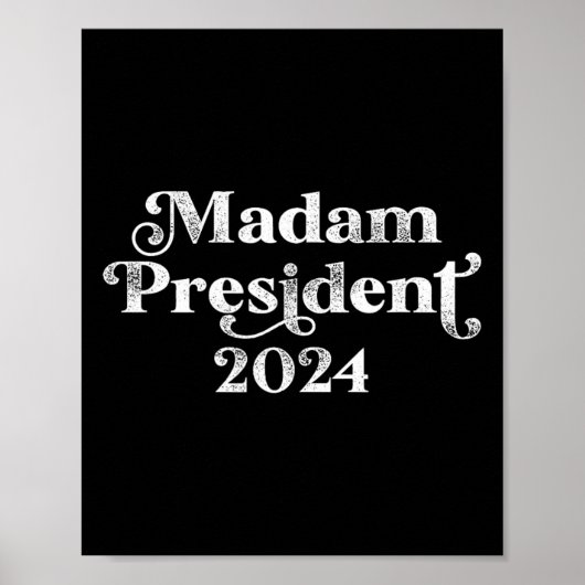 Poster Président Kamala Harris 2024 (Devant)