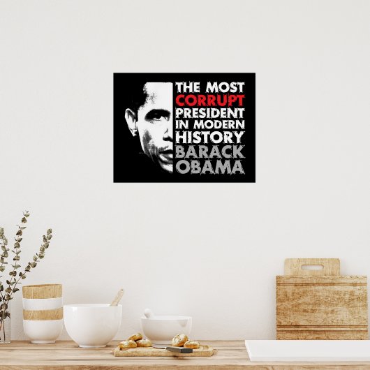 Poster Président le plus corrompu (Cuisine)