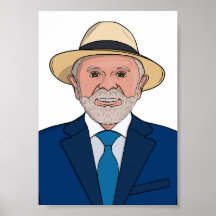 Président Lula da Silva Art - Dirigeant Brésilien